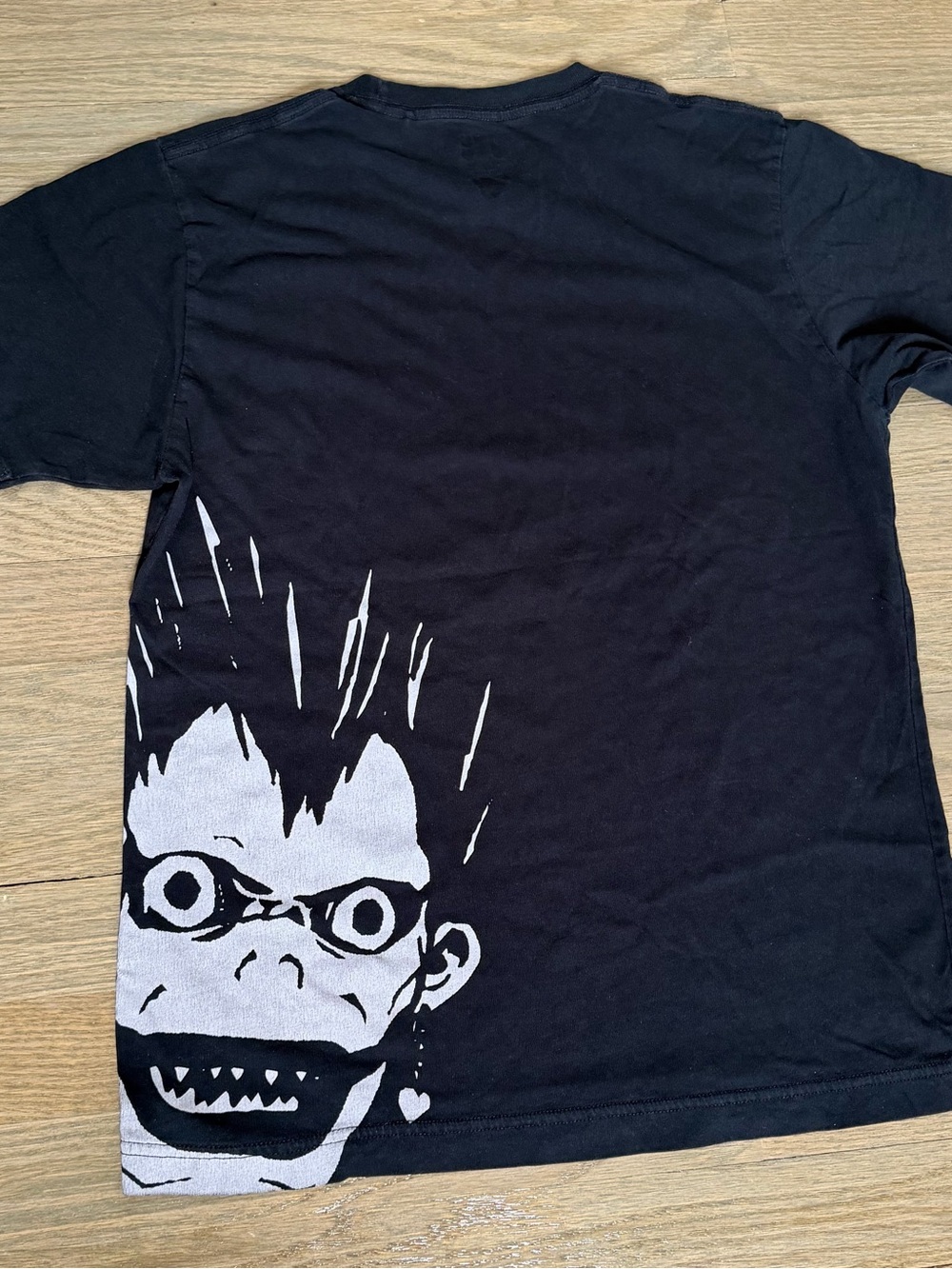 Rare Uniqlo Death Note Ryuk Black Anime T-shirt Men's XS